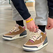 耐克（NIKE） Air Jordan aj3 耐克男女鞋黑紅水泥酷灰賽車籃球鞋運(yùn)動(dòng)休閑鞋 DR8869-200男子 40.5