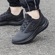 NIKE耐克運動鞋男鞋 23秋季新款WINFLO 10氣墊慢跑鞋透氣黑色跑步鞋 DM1106-007 43 (內長275mm)