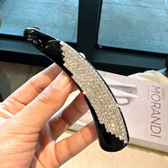 胖東來(lái)同款情人節禮物豎夾馬尾夾韓國簡(jiǎn)約香蕉夾發(fā)飾品百代購 滿(mǎn)鉆款