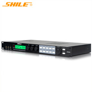 獅樂(lè )（SHILE）(SHILE) 天琴五號前級數字效果處理器 KTV防嘯叫混響器 家用K歌混音器