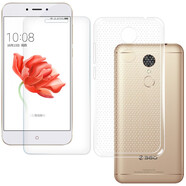 拓蒙 360N4s手機(jī)殼1505-A01保護(hù)套硅膠全包防摔殼1603-A03男女款后背軟套N4A 360 N4A全包防摔透明殼+鋼化膜+指環(huán)支架
