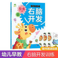 愛(ài)德少兒幼兒早教左腦右腦開(kāi)發(fā)童書(shū)繪本 5-6歲思維訓(xùn)練游戲書(shū) 右腦開(kāi)發(fā)