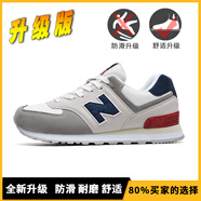 新百倫領(lǐng)跑新百倫男鞋574秋季NB休閑運(yùn)動(dòng)鞋男n字情侶跑步鞋女 紅色 574米灰藏青升級(jí)版 36
