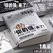 四季年華 2025年日程本計劃本日記本商務(wù)自律打卡本 【你的強來了！】·1本·24年12月-25年12月