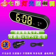 靠森電子狗車載2024新款雷達(dá)雙系統(tǒng)GPS北斗測(cè)速超速語(yǔ)音播報(bào)指南針器 雙系統(tǒng)【GPS+北斗】七彩智能升級(jí)+語(yǔ)音播報(bào) 高配【雙系統(tǒng)GPS+北斗】V11雙USB