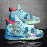 歐文6代籃球鞋男緩震高幫氣墊科比摩擦有聲音速10學(xué)生歐文7實(shí)戰鴛鴦8防滑耐磨水泥地戰靴兒童透氣運動(dòng)鞋 8088電影 39
