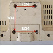 適用于創(chuàng  )維液晶電視底座29-55寸支架落桌架子支撐腳 創(chuàng  )維32寸底座 (7X8)
