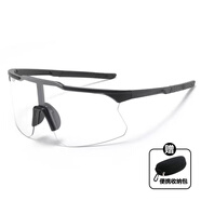 璞韻（PUYUN）騎行防護(hù)墨鏡男款登山戶外運(yùn)動(dòng)防風(fēng)沙自行車山地車護(hù)目太陽(yáng)眼鏡女 黑框透明片