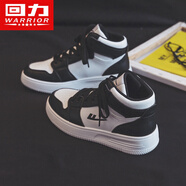 回力女鞋子女高幫厚底運動(dòng)鞋女士板鞋女休閑小白鞋2025冬季新款百搭潮 黑色 38 (240mm) 女碼