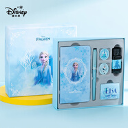 迪士尼（Disney）鋼筆禮盒 學生文具套裝生日禮物兒童練字墨水鋼筆高端輕奢筆記本禮盒女生 艾莎公主A73018-F1S