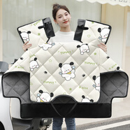 雅迪電動車擋風(fēng)被2024年雅迪最新款雅迪專用電動車擋禁止非法改裝 米色YY狗--冬款【雙把套+側(cè) 連體款