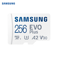 SAMSUNG Evo Plus TF存儲卡適用智能手機/平板/無人機 讀速160MB/s 通用卡 256G