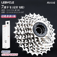 LeBycle 山地自行車后飛輪旋飛卡飛旋式齒輪塔輪變速騎行配件配拆裝工具 防銹款-7速/21速卡飛+鏈條油
