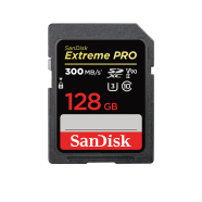 闪迪（SanDisk）SD卡佳能相机内存卡索尼尼康存储卡V30V60V90视频高速内存卡5d4 6D2 d850 R8 R5 R6数码微单相机卡 【V90高速卡】128G 300MB/S SD卡