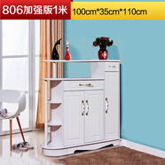 文歸歐式鞋柜酒柜簡(jiǎn)約現代雙面烤漆門(mén)廳玄關(guān)鞋柜隔斷鞋柜文歸 長(cháng)100cm加強版單面開(kāi)門(mén) 組裝