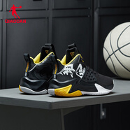 喬丹QIAODAN籃球鞋男耐磨減震專(zhuān)業(yè)戰靴籃球運動(dòng)鞋男 黑色/明黃【無(wú)雙】 41