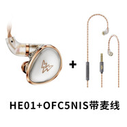 威澤（Whizzer） Kylin HE01 雙腔體動圈入耳式HIFI耳機(jī)耳麥 HDSS技術(shù)復(fù)古標(biāo)品 HE01加OFC5NIS帶麥線