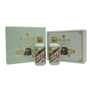 茅臺（MOUTAI）【晟藏老酒】53度貴州茅臺酒 生肖紀念收藏酒 醬香型白酒禮盒  53度 375mL 2瓶 生肖兔年禮盒