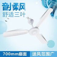 中聯(lián)（ZOLEE）電風(fēng)扇迷你微風(fēng)扇小風(fēng)扇小電扇小吊扇家用辦公室工業(yè)學(xué)生宿舍床頭蚊帳 大風(fēng)力 FD10-70【風(fēng)扇直徑70cm】 2米國(guó)標(biāo)延長(zhǎng)線