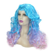 表演家黑人假發(fā)女小卷爆炸頭套非洲歐美短發(fā)玉米燙夸張造型演外國人表演 漸變藍紫粉 送發(fā)網(wǎng) 默認 中長(cháng)發(fā)