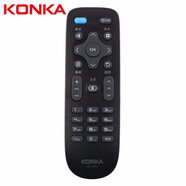 原廠(chǎng)KONKA康佳電視遙控器萬(wàn)能通用KK-Y378 KK-Y378A KK-Y378C Y378E 原廠(chǎng)康佳KK-Y378A黑