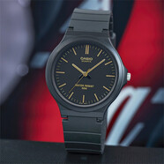 卡西歐（CASIO）小黑表男女經(jīng)典簡(jiǎn)潔情侶大表盤(pán)MW-240-1B/7B/4B/1E/1E2/7E 石英表 MW-240-1E2黑底刻度 【附加貼膜】