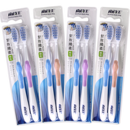 南藥王雙效纖柔軟毛牙刷 超細軟毛 防滑手柄 清潔舌苔  雙效纖細軟毛-8支裝 8支