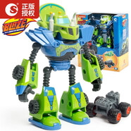 潮昇動(dòng)漫現(xiàn)貨旋風(fēng)戰(zhàn)車隊(duì)飚速玩具套裝可變形工程消防車模型車寶寶救援巴士 薩格變形機(jī)器人(綠)