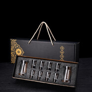 郎酒贈品鏈接 精致玻璃酒具套裝（非賣(mài)品） 0.01度 0.01mL 1瓶 白酒杯2壺8杯