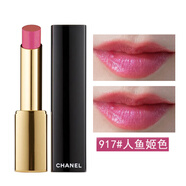 香奈兒（Chanel）細(xì)管口紅黑金魅力精萃唇膏緞光滋潤保濕精華七夕情人節(jié)禮物送女友 917#人魚姬色（2024圣誕限定）