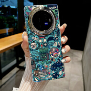 Yswen適用vivoXFold3折疊屏手機殼鏡頭全包邊防摔保護套藍光卡通硅膠超薄個(gè)性創(chuàng  )意男女新款涂鴉潮牌外殼 【小綠怪】藍光硅膠 vivo X Fold3 折疊屏