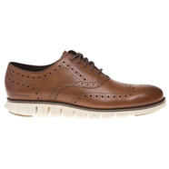 可汗Cole Haan Zerogrand Wing Ox男子休閑皮鞋時尚英倫風(fēng)低幫鞋 British Tan 44碼/UK10
