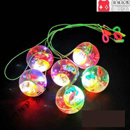 義烏小商品批發(fā)城 發(fā)光玩具地攤夜市兒童廣場(chǎng)新款小禮品創(chuàng  )意 發(fā)光彈力球5個(gè)