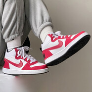 耐克（NIKE）休閑鞋女鞋2025新款夏季運動(dòng)鞋百搭小白鞋簡(jiǎn)版AJ高幫板鞋AQ1778 839977-103白紅芝加哥 37.5