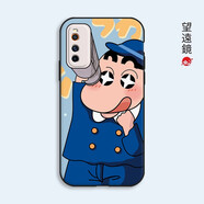 炯海 vivo iqooneo5手機(jī)殼防摔IQOOneo5保護(hù)套愛酷5全包軟殼創(chuàng)意卡通動(dòng)漫男女新款潮 iqoo neo3【望遠(yuǎn)鏡小新】配保護(hù)膜