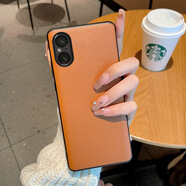 適用Sony索尼5v手機殼斜挎背帶掛繩索尼Xperia5V高級感棕色保護套 【高級感棕色+單殼】 索尼Xperia 5V【成品】