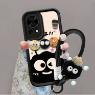 慕文適用華為nova13pro手機殼nova12ultra保護套nova11/10/9/8/7可愛(ài)卡通煤球nova6磨砂5ipro硅膠nova4 公仔LUCK煤球+毛絨煤球手腕繩 華為 nova 3