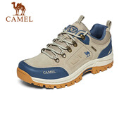 駱駝（CAMEL）男鞋戶外休閑運(yùn)動登山鞋防撞徒步鞋  A632026925 沙色/藍(lán) 39