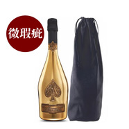 黑桃A（Armand de Brignac）法國(guó)香檳產(chǎn)區(qū)起泡酒黃金極干型香檳鋼琴烤漆禮盒裝 黑桃a黃金版（漆面微瑕疵）