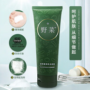 野菜清肌潔顏泥舒安洗顏乳泡沫女溫和潔凈補(bǔ)水保濕敏感肌膚洗面奶潔面乳凈化毛孔清爽控油男平衡膚質(zhì) 【新版】野菜清肌潔顏泥180g