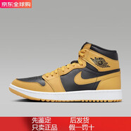 耐克（NIKE）Air Jordan 1 High G 高爾夫版氣墊緩震防滑高幫男士運(yùn)動(dòng)休閑鞋 黑棕DQ0660-700 標(biāo)準(zhǔn)44/US10