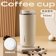 Vanow保溫杯女便攜咖啡杯男316不銹鋼水杯隨行杯小巧高顏值杯子