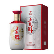 五糧液股份公司出品【端午好禮】糧食酒 禮盒裝 婚宴喜酒 50度 500mL 1瓶 五糧醇銀裝3D 濃香型白酒