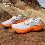 布魯克斯（BROOKS）甘油21跑步鞋男注氮科技透氣運動(dòng)鞋緩震跑鞋Glycerin 【平衡】白色/熒光橘 40
