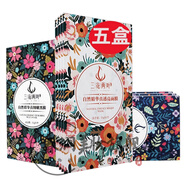 三花兩葉 三花兩葉面膜 25ml*5片/盒 補(bǔ)水保濕亮膚細(xì)嫩 黑膜5盒