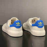阿迪達(dá)斯 （adidas）三葉草休閑鞋男鞋女鞋2025秋季新款運(yùn)動(dòng)時(shí)尚低幫板鞋帆布鞋GX2071 GX2071白色藍(lán)尾 41
