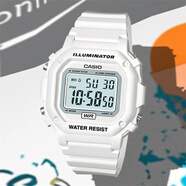 卡西歐（CASIO）方塊簡(jiǎn)約ins復(fù)古風(fēng)運(yùn)動(dòng)學(xué)生表小方表 F108WHC-7B 7A 1A 4A 電子表 F-108WHC-7B 【附加貼膜】