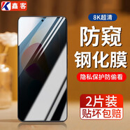 鑫客 適用努比亞Z40Spro鋼化膜努比亞Z40Spro星空典藏版防窺膜全屏高清抗藍光鏡頭手機保護膜 防偷看隱私防窺膜/2片裝