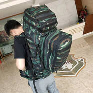 無(wú)人戟 虎斑子母背囊 可拆卸小包 大容量迷彩背囊900D防水雙肩背包100L登山包大容量戰術(shù)雙肩背囊 虎斑 子母背囊