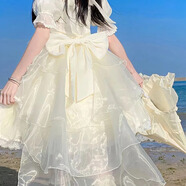 唐努烏（Tang Nu wu）洛麗塔裙子夢(mèng)境少女op學(xué)生Lolita優(yōu)雅連衣裙小公主裙子正禮物 花神 M 【90-115斤】